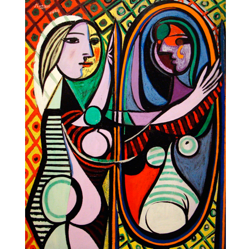 "Mujer ante el espejo", Pablo Picasso