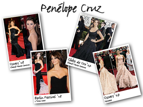 alfombra roja penelope cruz 2007 2008