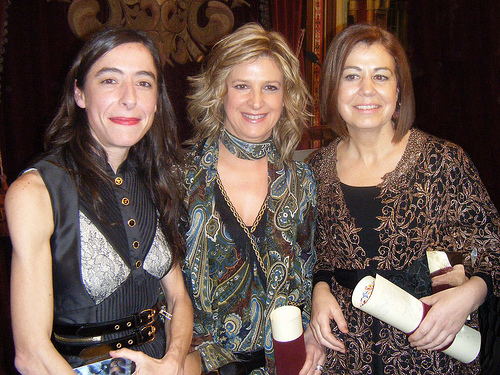 Yolanda con Miriam y Mercedes