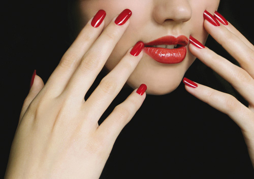 uñas rojas
