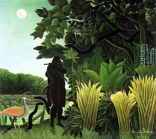 "La encantadora de serpientes", de Rousseau
