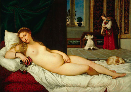 Venus de Urbino, Tiziano