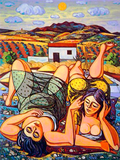 'Las dos mujeres', Rafael Zabaleta