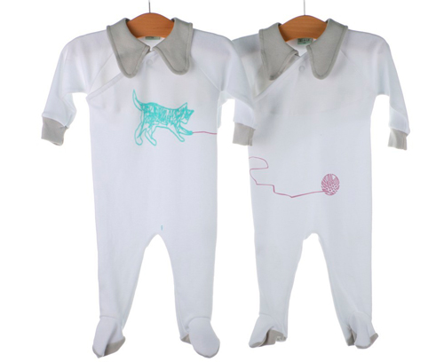 imagen de pijamas para gemelos o mellizos TOT-a-LOT