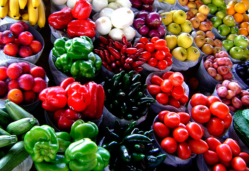 Imagen de frutas y verduras