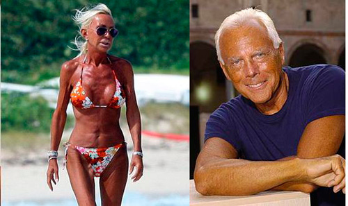 tanorexia armana donatella versace