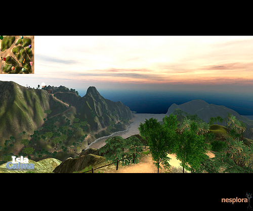 Imagen del programa de realidad virtual Isla Calma