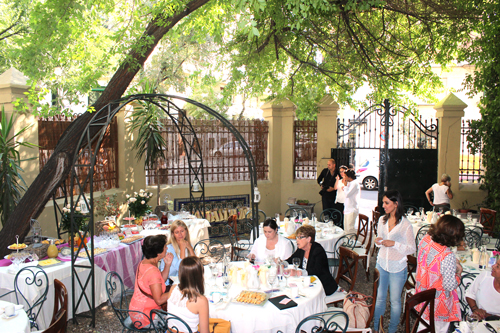 Imagen del jardín de la presentación