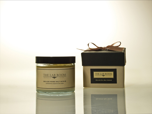 deluxe oil salt scrub & box