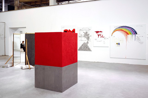 ysl lipstick sculpture