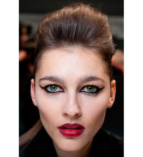 Maquillaje de ojos del desfile de John Richmond