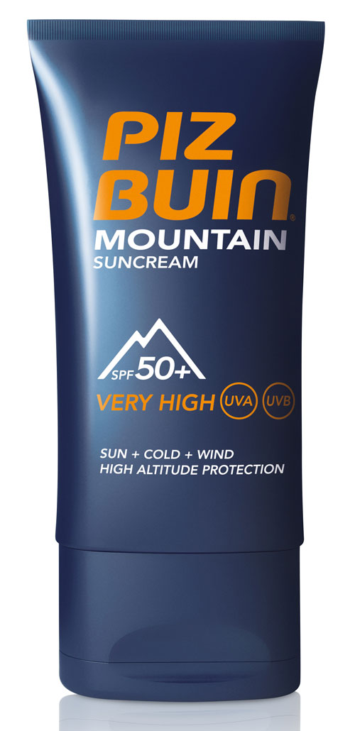 mountain suncream piz buin