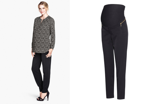 pantalon moda premama-hm