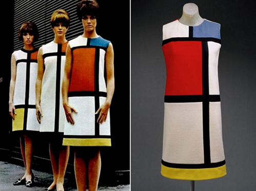 Colección de Yves Saint-Laurent dedicada a Mondrian.