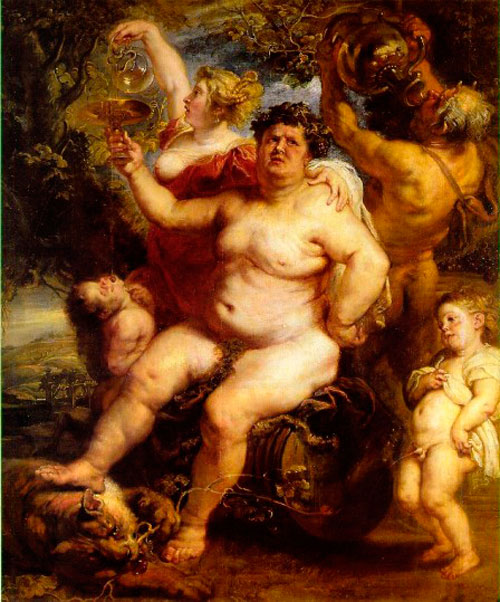 "Baco" por Rubens