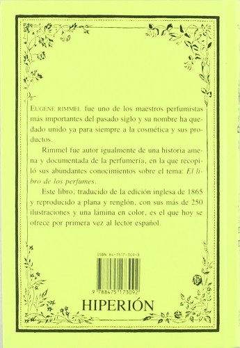 el libro de los perfumes eugene rimmel