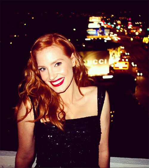 Otra abanderada de luxe: Jessica Chastain