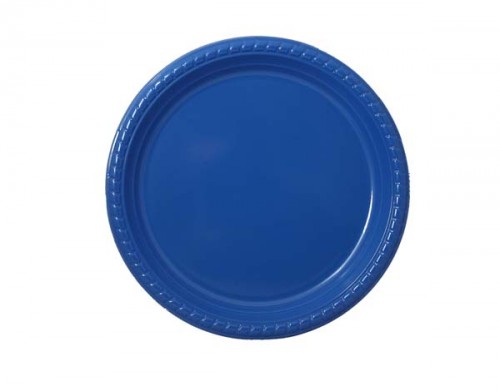 plato azul