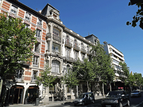 Calle Serrano de Madrid