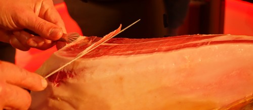 corte de jamón