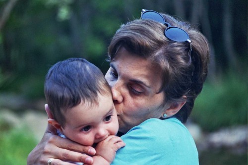 Gonzalo con mamá