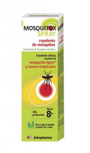 Un repelente anti mosquitos, como Mosquitox Spray