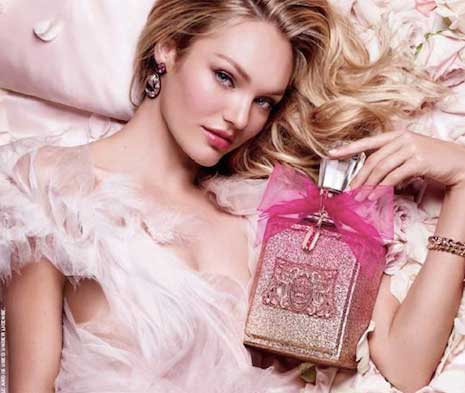 La Juicy Couture Rosé y Candice Swanepoel