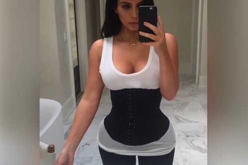 Kim Kardashian, sin respiración y a lo loco. (Fuente: Instagram)