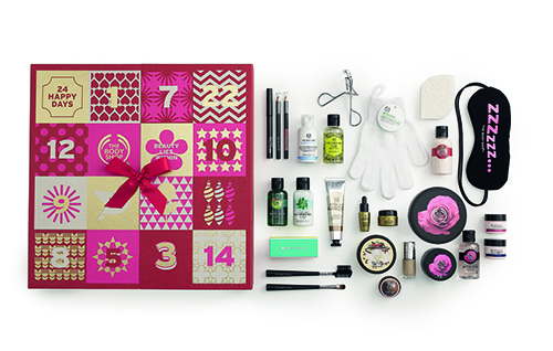 calendario adviento body shop