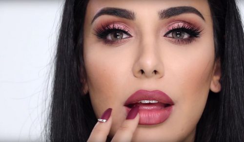 Huda Kattan, la reina de los labios ombré. Fuente: Pinterest.