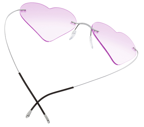 Silhouette gafas SanValentin