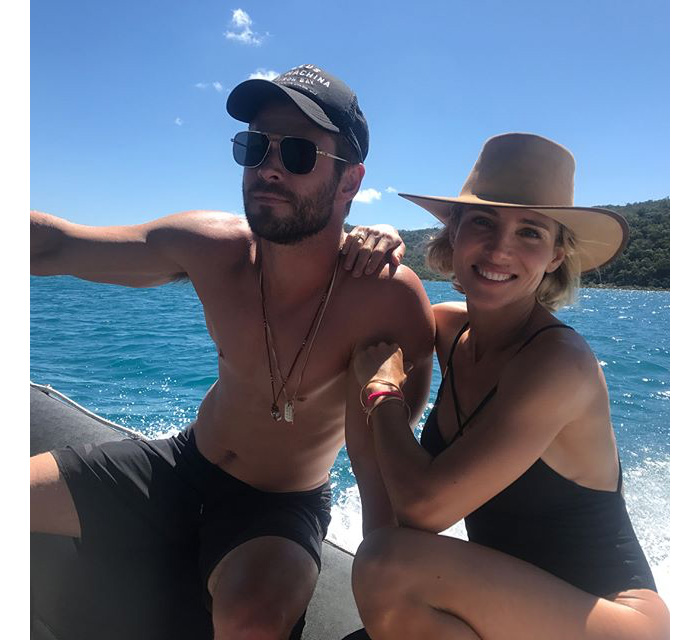 Elsa Pataky Chris Hemsworth Barco