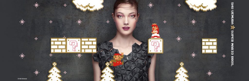 Shu Uemura Super Mario Bros Holiday 2017 Collection Banner