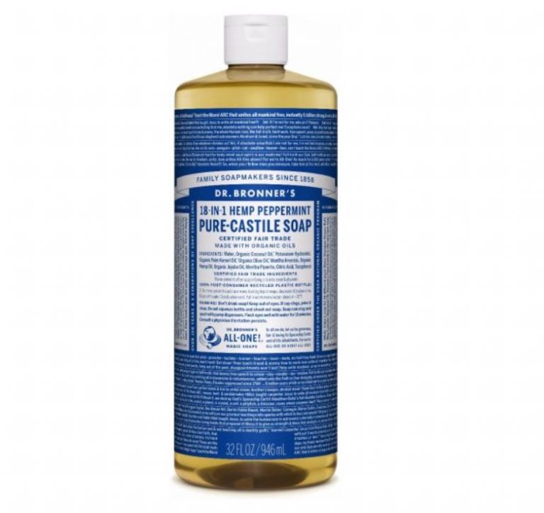 He probado, los 18 usos del jabón Dr. Bronner's BellezaPura