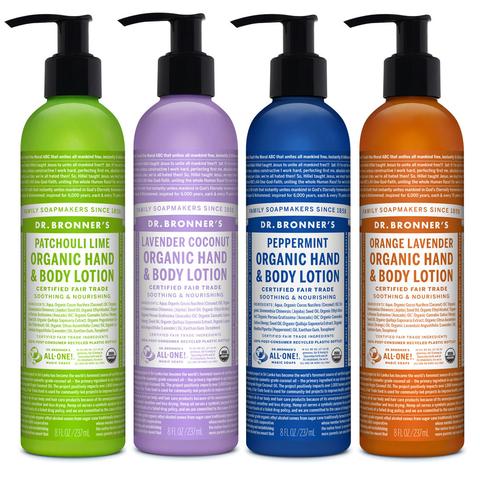 Dr Bronner's lociones corporales