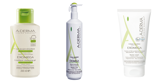 Trío productos A-Derma dermatitis atópica