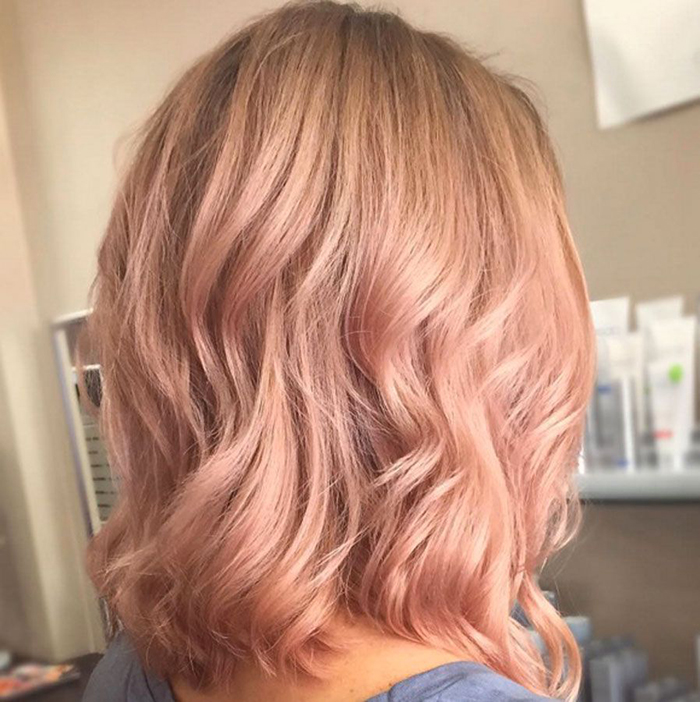 Rose Gold Hair tendencias de color de pelo 1