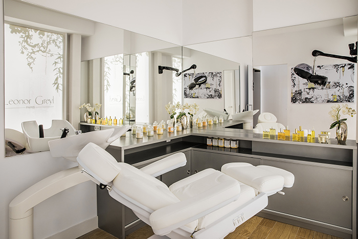 Cabina del HairSpa de Leonor Greyl en MES spa-leonor-greyl-1