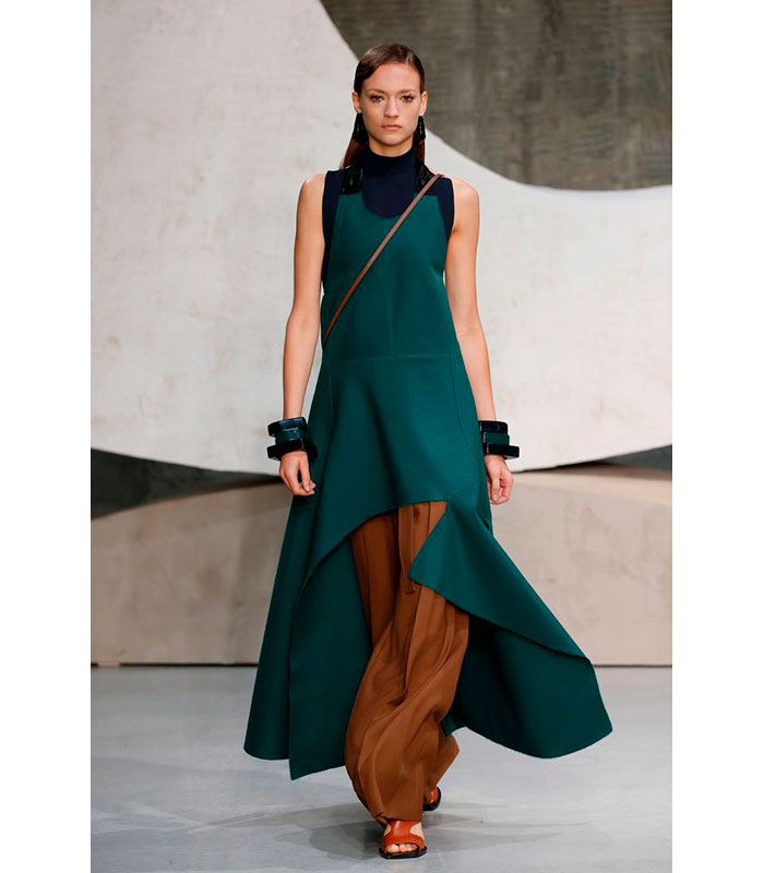 Marni 2 Vestido Sobre Pantalon Primavera Verano 2018