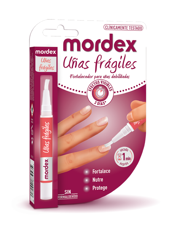 Mordex uñas frágiles onicofagia