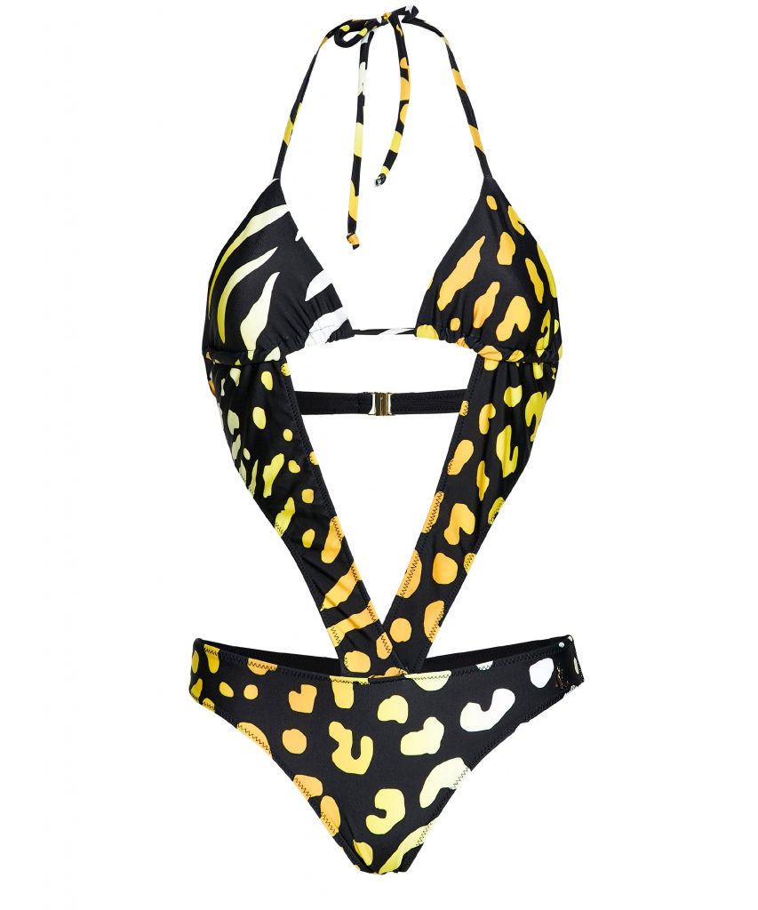 Emporio Armani Bikini Mujer Traje De Baño Banda Acolchada, Cordones Extraíbles Y Braguita Reversible Artículo 262428 5P323 Bikini