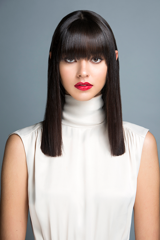 Liso Oriental Yolanda Aberasturi Flequillos