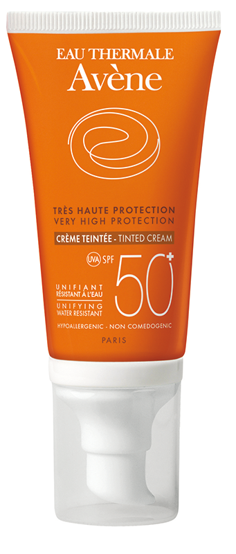 AVÈNE CREMA 50+ COLOREADA  cosmética de farmacia