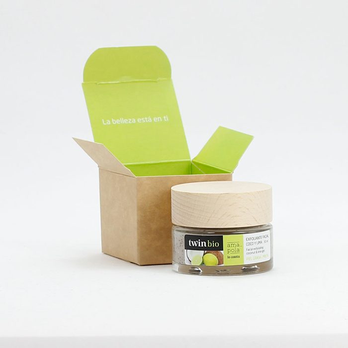 Exfoliante coco y lima Amapola Bio Twincosmética