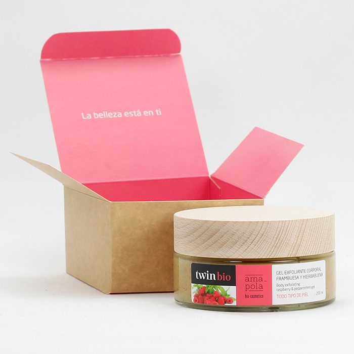 Exfoliante Frambuesa Y Hierbabuena Aamapola Bio Twincosmética