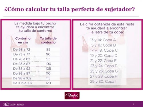 Cómo Calcular Tu Talla Perfecta De Sujetador Playtex