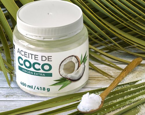 Aceite De Coco para el pelo