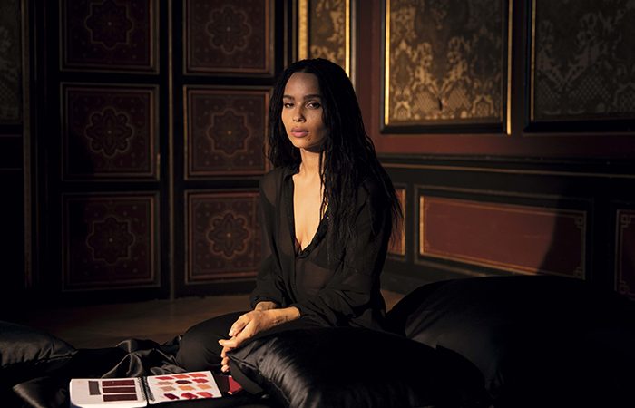Zoe Kravitz Ysl Rouge Pur Couture