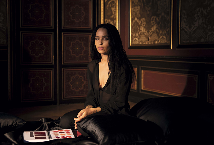 Zoe Kravitz Ysl Rouge Pur Couture