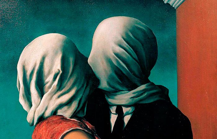 Rene Magritte Los Amantes